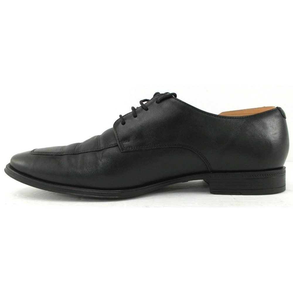Cole Haan Mens Air Adams Black Dress Oxford Apron Toe Derby C09438 Size 10.5 M - Picture 4 of 11